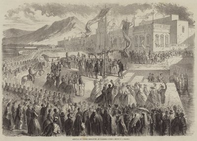 Arrival of Victor Emmanuel at Palermo by Gustave Janet